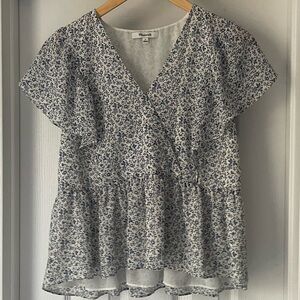 Madewell Flower Flowy Top
